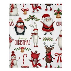 Christmas Characters Pattern, Xmas Backgrounds Shower Curtain 60  X 72  (medium)  by kyorashop23