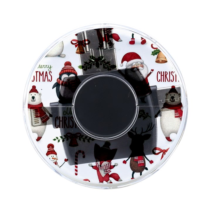 Christmas Characters Pattern, Xmas Backgrounds On-the-Go Memory Card Reader