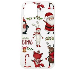 Christmas Characters Pattern, Xmas Backgrounds Iphone 12 Pro Max Tpu Uv Print Case by kyorashop23