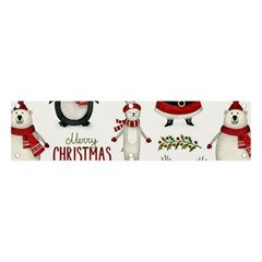 Christmas Characters Pattern, Xmas Backgrounds Banner and Sign 4  x 1 