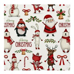 Christmas Characters Pattern, Xmas Backgrounds Banner and Sign 4  x 4 