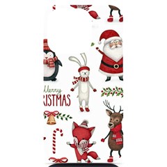 Christmas Characters Pattern, Xmas Backgrounds iPhone 14 Pro Black UV Print Case