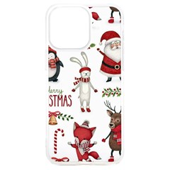 Christmas Characters Pattern, Xmas Backgrounds Iphone 15 Plus Tpu Uv Print Case by kyorashop23