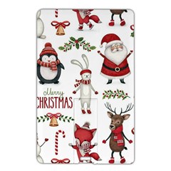 Christmas Characters Pattern, Xmas Backgrounds Name Card Style Usb Flash Drive by kyorashop23