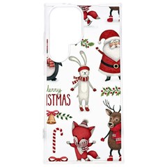 Christmas Characters Pattern, Xmas Backgrounds Samsung Galaxy S24 Plus 6 7 Inch Tpu Uv Case by kyorashop23