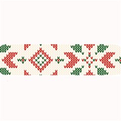 Christmas Texture, New Year, Red-green Christmas Ornament Texture Large Bar Mat by kyorashop23