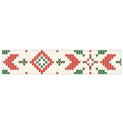 Christmas Texture, New Year, Red-green Christmas Ornament Texture Small Premium Plush Fleece Scarf