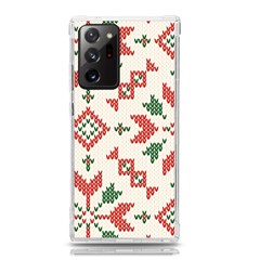 Christmas Texture, New Year, Red-green Christmas Ornament Texture Samsung Galaxy Note 20 Ultra Tpu Uv Case by kyorashop23