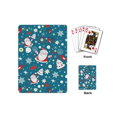 Christmas, Decorative, Desenho, Pattern Playing Cards Single Design (mini)