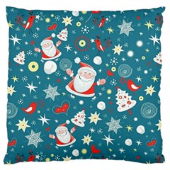 Christmas, Decorative, Desenho, Pattern Standard Premium Plush Fleece Cushion Case (one Side) by kyorashop23