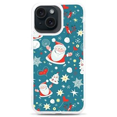 Christmas, Decorative, Desenho, Pattern Iphone 15 Plus Tpu Uv Print Case by kyorashop23