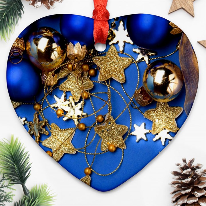 Merry Christmas, Baubles Ornament (Heart)