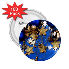 Merry Christmas, Baubles 2 25  Buttons (100 Pack)  by kyorashop23