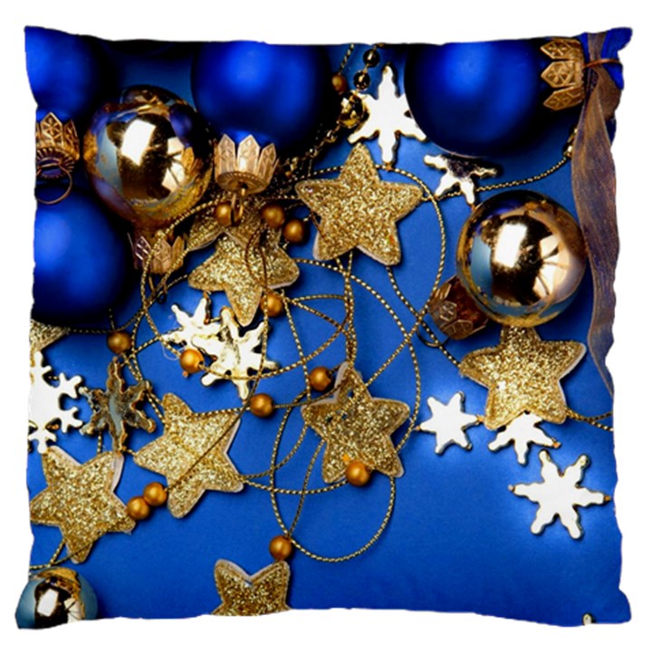 Merry Christmas, Baubles Large Cushion Case (Two Sides)