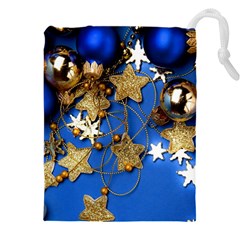 Merry Christmas, Baubles Drawstring Pouch (5xl) by kyorashop23