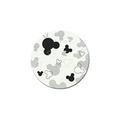 Mickey Mouse, Black, Classic, Cute, Disne Golf Ball Marker (10 pack)