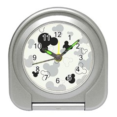 Mickey Mouse, Black, Classic, Cute, Disne Travel Alarm Clock