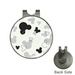 Mickey Mouse, Black, Classic, Cute, Disne Hat Clips with Golf Markers Front