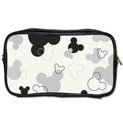 Mickey Mouse, Black, Classic, Cute, Disne Toiletries Bag (One Side)