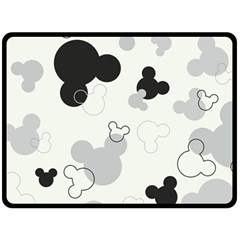 Mickey Mouse, Black, Classic, Cute, Disne Fleece Blanket (Large)