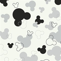 Mickey Mouse, Black, Classic, Cute, Disne Play Mat (Rectangle)