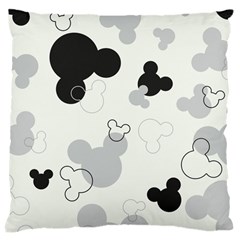 Mickey Mouse, Black, Classic, Cute, Disne Large Cushion Case (Two Sides)