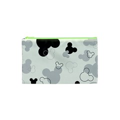 Mickey Mouse, Black, Classic, Cute, Disne Cosmetic Bag (XS)