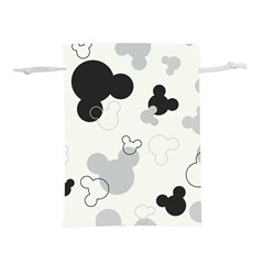 Mickey Mouse, Black, Classic, Cute, Disne Lightweight Drawstring Pouch (S)