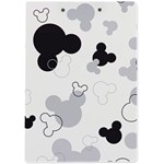 Mickey Mouse, Black, Classic, Cute, Disne A4 Acrylic Clipboard Back