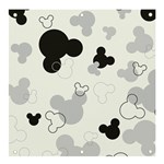 Mickey Mouse, Black, Classic, Cute, Disne Banner and Sign 4  x 4  Front