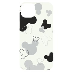 Mickey Mouse, Black, Classic, Cute, Disne iPhone 14 Plus Black UV Print Case