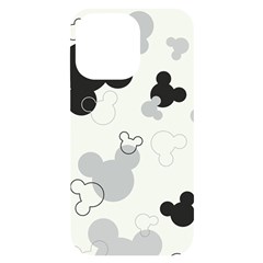 Mickey Mouse, Black, Classic, Cute, Disne iPhone 14 Pro Max Black UV Print Case