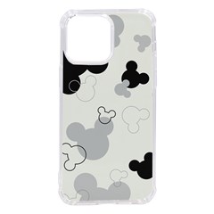 Mickey Mouse, Black, Classic, Cute, Disne iPhone 14 Pro Max TPU UV Print Case