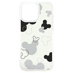 Mickey Mouse, Black, Classic, Cute, Disne iPhone 15 Plus TPU UV Print Case