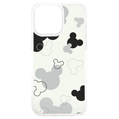 Mickey Mouse, Black, Classic, Cute, Disne iPhone 15 Pro Max TPU UV Print Case