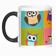 Owls Pattern, Abstract, Art, Desenho Morph Mug by kyorashop23