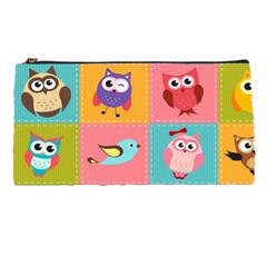 Owls Pattern, Abstract, Art, Desenho Pencil Case by kyorashop23