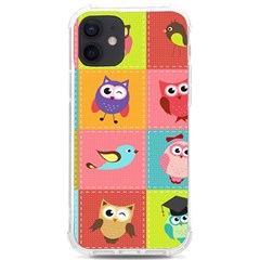 Owls Pattern, Abstract, Art, Desenho Iphone 12/12 Pro Tpu Uv Print Case by kyorashop23