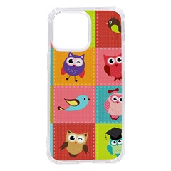 Owls Pattern, Abstract, Art, Desenho Iphone 14 Pro Max Tpu Uv Print Case by kyorashop23