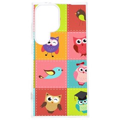 Owls Pattern, Abstract, Art, Desenho Samsung Galaxy S24 Plus 6 7 Inch Tpu Uv Case