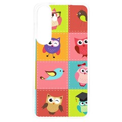 Owls Pattern, Abstract, Art, Desenho Samsung Galaxy S24 6 2 Inch Tpu Uv Case