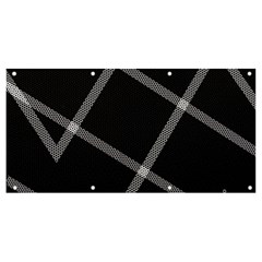 Stripes, Zigzag Banner And Sign 8  X 4  by kyorashop23