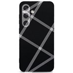 Stripes, Zigzag Samsung Galaxy S24 6.2 Inch Black TPU UV Case Front