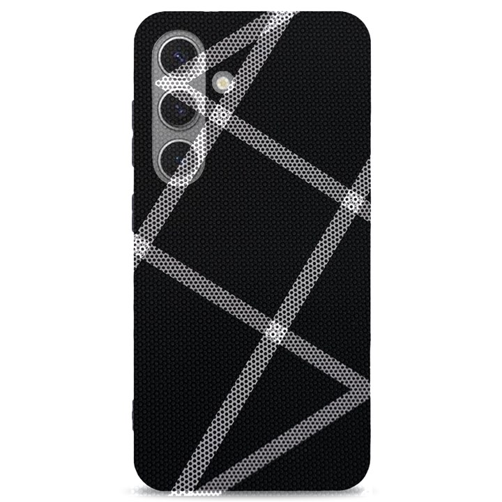 Stripes, Zigzag Samsung Galaxy S24 6.2 Inch Black TPU UV Case