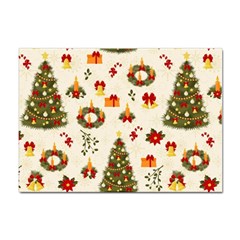 Christmas Pattern, Pattern, Christmas, Trees Sticker A4 (100 pack)