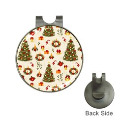 Christmas Pattern, Pattern, Christmas, Trees Hat Clips With Golf Markers by kyorashop23