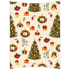 Christmas Pattern, Pattern, Christmas, Trees Back Support Cushion