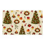 Christmas Pattern, Pattern, Christmas, Trees Banner and Sign 5  x 3  Front