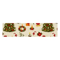 Christmas Pattern, Pattern, Christmas, Trees Banner And Sign 4  X 1  by kyorashop23