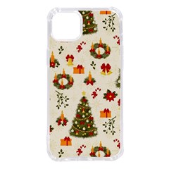 Christmas Pattern, Pattern, Christmas, Trees Iphone 14 Plus Tpu Uv Print Case